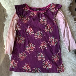 Tea Collection layered flutter sleeve dress 5